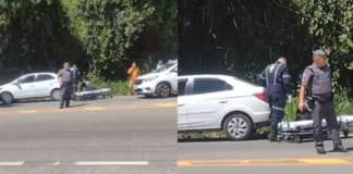 Briga de trânsito termina com homem baleado em Várzea Paulista