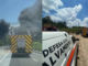 Incêndio atinge galpão da Elekeiroz, em Várzea Paulista