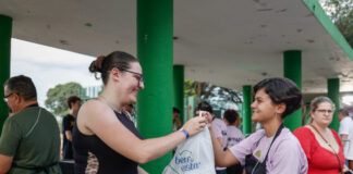 Primeiro final de semana da Festa da Uva arrecada 1,4 toneladas de alimentos para o Fundo Social