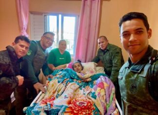 Guarda Municipal de Jundiaí realiza visita solidária a jovem acamada e reforça corrente do bem