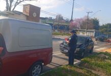 Dois acidentes em sequência na mesma avenida mobilizam socorro e Guarda Municipal em Campo Limpo Paulista