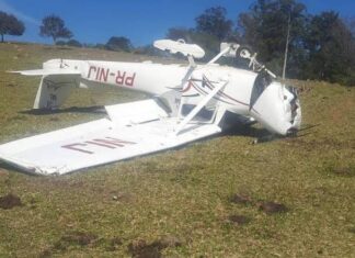 Avião de pequeno porte cai próximo à Rodovia Anhanguera em Jundiaí