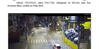 Sistema de monitoramento identifica autor de atropelamento com morte no centro de Louveira