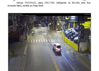 Sistema de monitoramento identifica autor de atropelamento com morte no centro de Louveira