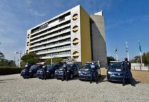 Guarda Municipal de Jundiaí recebe reforço com cinco novas viaturas.