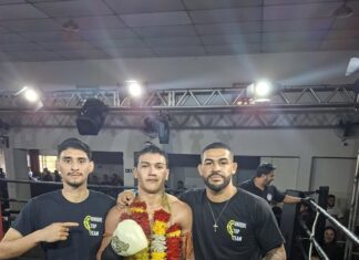Atleta de Louveira vence por nocaute e se destaca no Muay Thai paulista