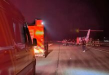 Jato particular faz pouso de emergência no aeroporto de Jundiaí após pneu furado