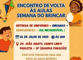 Encontro de volta às aulas promete diversão e acolhimento em Campo Limpo Paulista