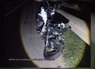 Motociclista morre após ser atingido por carro na Rodovia Marechal Rondon, em Cabreúva