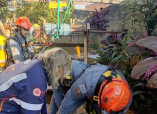 Idoso é resgatado com vida após cair em poço de 15 metros em Cabreúva