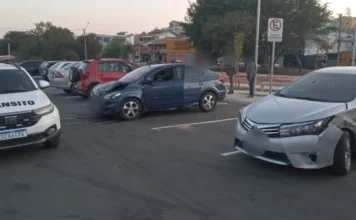 Motorista passa mal e causa acidente em área de lazer em Várzea Paulista