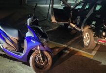 Guarda Municipal recupera moto furtada enquanto vítima comprava leite para o filho em Campo Limpo Paulista