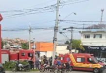 Colisão entre motocicletas mobiliza Bombeiros e Polícia na Avenida Fernão Dias, em Várzea Paulista
