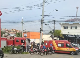 Colisão entre motocicletas mobiliza Bombeiros e Polícia na Avenida Fernão Dias, em Várzea Paulista