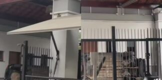 Motorista tomba carro ao sair de condomínio em Jundiaí