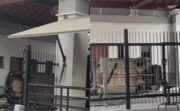 Motorista tomba carro ao sair de condomínio em Jundiaí