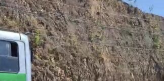 Engavetamento com quatro veículos é registrado na Estrada Faustino Bizetto, em Botujuru