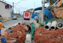 Departamento de Obras de Campo Limpo Paulista realiza melhorias na rede de drenagem em Botujuru