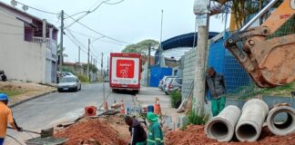 Departamento de Obras de Campo Limpo Paulista realiza melhorias na rede de drenagem em Botujuru