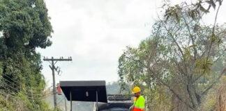 Prefeitura de Jarinu realiza recapeamento da Estrada Municipal Atilio Squizato