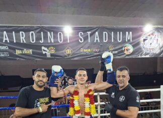 Atleta Matheus Antognoli estreia no semi-profissional com vitória no Muay Thai