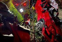 Rápida ação do Corpo de Bombeiros salva motorista na Marginal do Rio Jundiaí