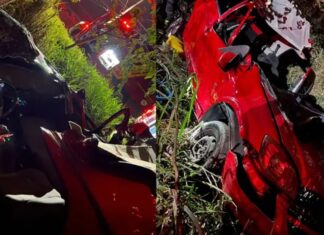 Rápida ação do Corpo de Bombeiros salva motorista na Marginal do Rio Jundiaí