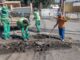 Equipe de Serviços Urbanos realiza obra de canaleta no bairro Santa Catarina, em Campo Limpo Paulista