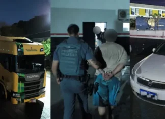 Polícia Militar prende dupla em flagrante por roubo de carreta em Campo Limpo Paulista
