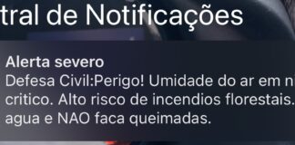 Defesa Civil emite alerta de baixa umidade do ar em Campo Limpo Paulista e região