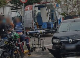 Motociclista Fica Ferido em Colisão com Automóvel em Jundiaí