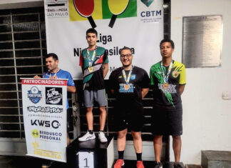 Atleta de Campo Limpo Paulista conquista ouro na Liga Nipo de Tênis de Mesa