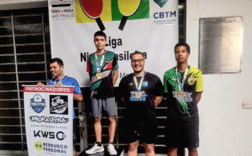 Atleta de Campo Limpo Paulista conquista ouro na Liga Nipo de Tênis de Mesa