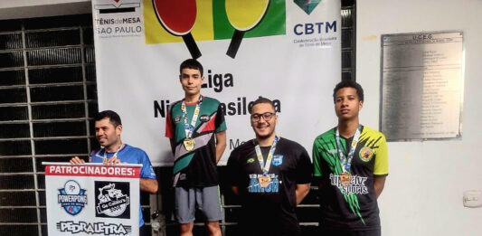 Atleta de Campo Limpo Paulista conquista ouro na Liga Nipo de Tênis de Mesa